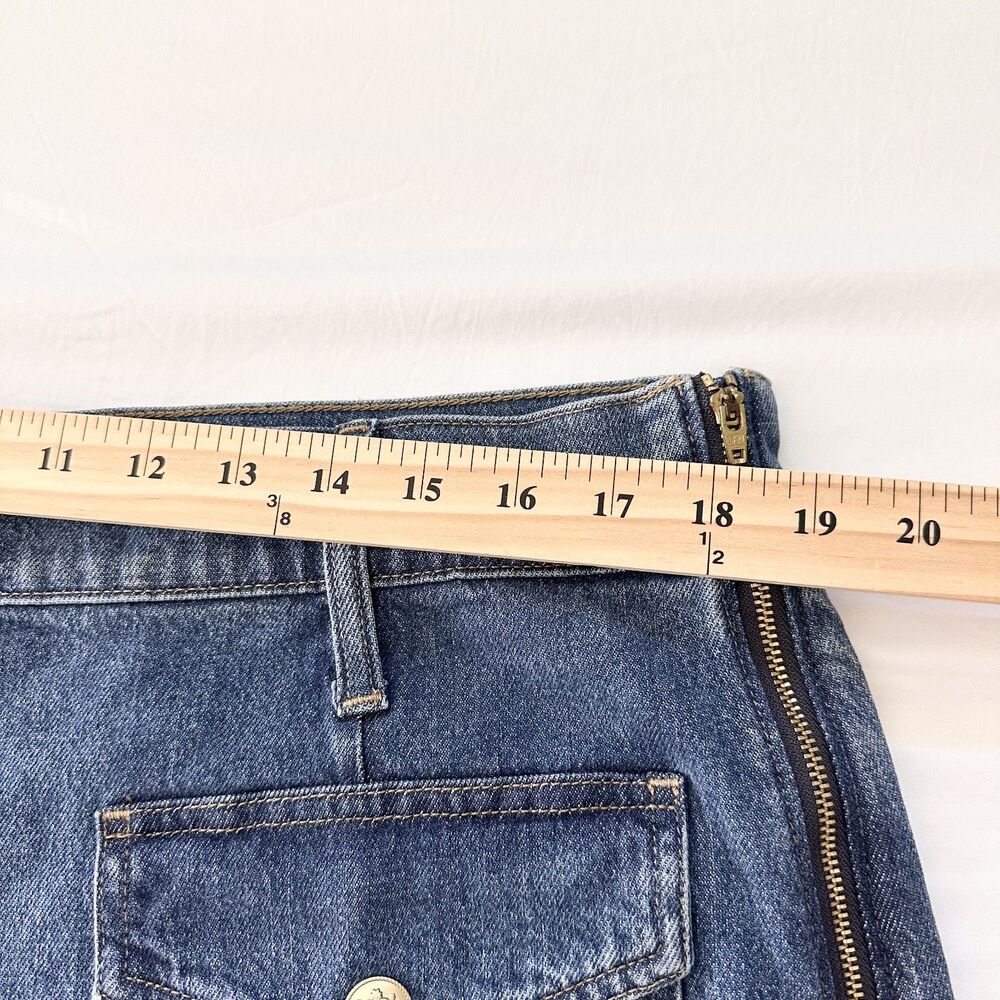 J. Crew Factory Dark Blue Denim Jean Shorts - Picture 7 of 10
